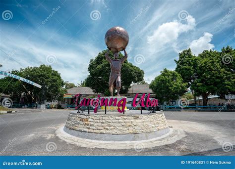 Mangku Bumi Statue One Of Tanjung Uban City Landmark Editorial Photo