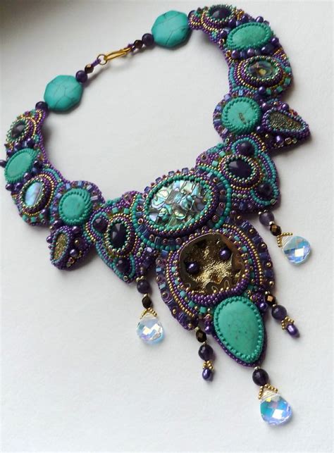 Embroidered Jewelry By Irina Chikineva