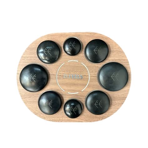 ELEEELS S1 Wireless Hot Stone Massage Set 2 Heat Levels 3 Light Intensities 3 Lighting Modes
