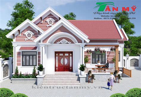 Mẫu Nhà Cấp 4 Mái Thái Đẹp Tại Tam Nông Phú Thọ Kiến Trúc Tân Mỹ