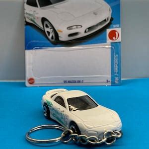 Hot Wheels Mazda RX FD Keychain Etsy