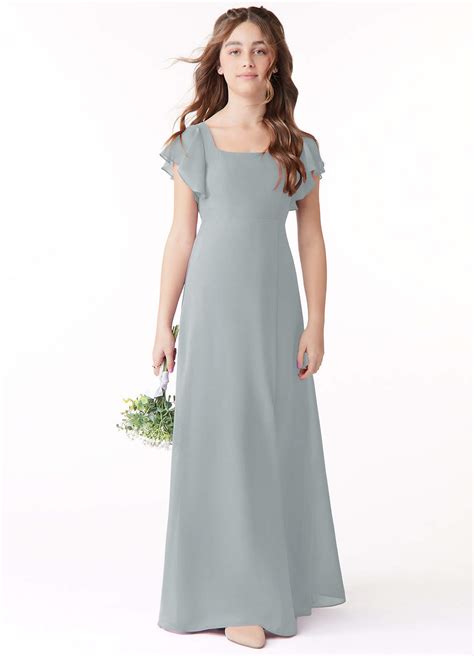 Dolphin Grey Azazie Bondi Jbd Junior Bridesmaid Dresses Azazie