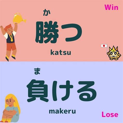 Puni Puni Japanjapanese Teacher On Instagram Win In Japanese Is