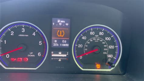 Honda Crv Tire Pressure Light After Tire Replacement How To