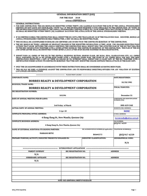 For2018 Gis Stock 01 Securities Finance Stocks