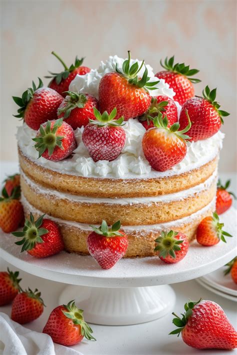 20+ Creative Strawberry Cake Decoration Ideas - CakeRe