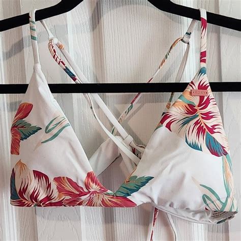 Roxy Swim Roxy Lahaina Bay Fixed Triangle Bikini Top Poshmark