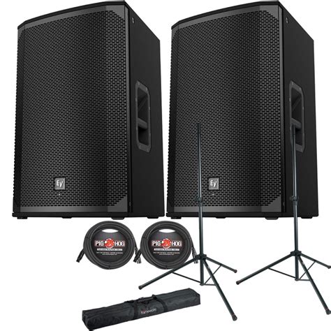 EV Electro Voice EKX-15P 15-Inch Two-Way Powered Loudspeakers (Pair) w ...