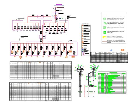 Diagrama Unifilar En Autocad Descargar Cad Gratis 1099 Mb Bibliocad