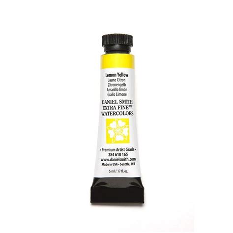 Jaune Citron Aquarelle Extra Fine Tube Ml Daniel Smith