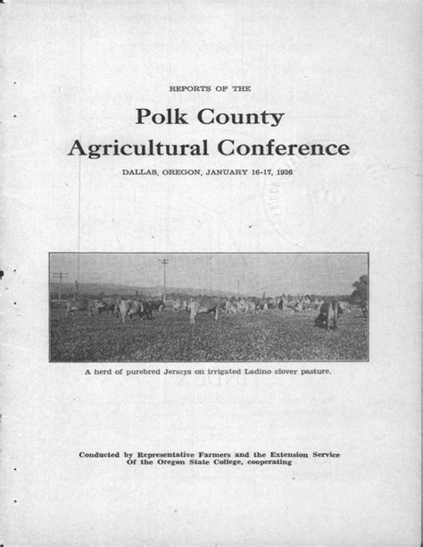 Polk County Agricultural C Onference