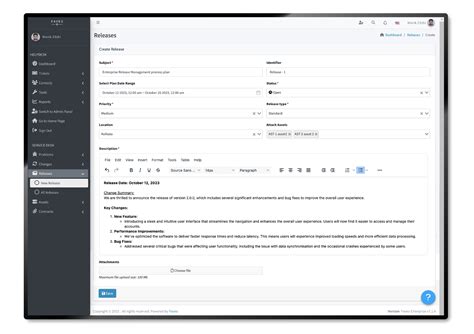 Release Management Faveo Helpdesk Software
