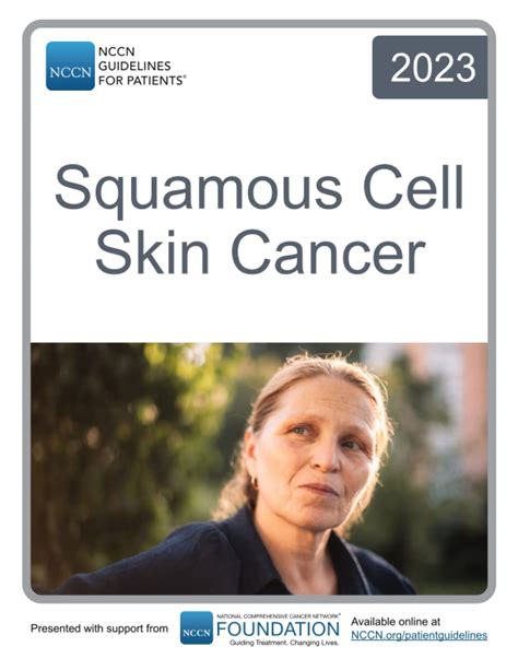 Nccn Guidelines For Patients® Squamous Cell Skin Cancer National