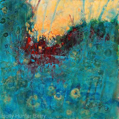 Daily Painters Abstract Gallery: Abstract Landscape , Blue Art Painting ...