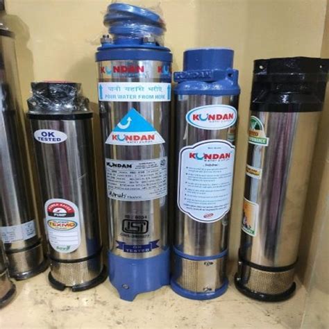 Kundan Hp V Submersible Pump Set Mild Steel At Rs Set In