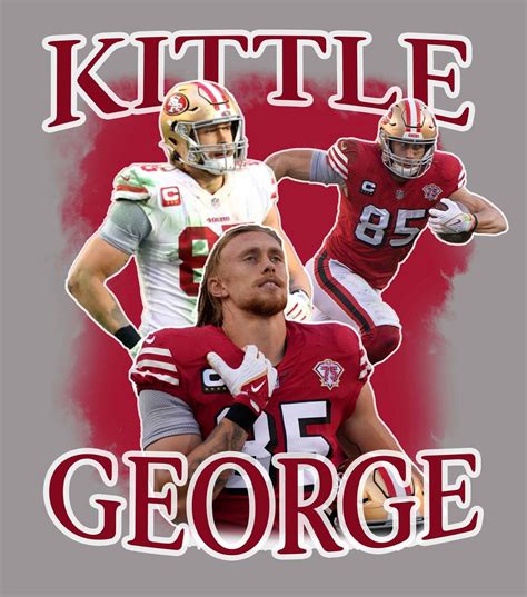 George Kittle PNG Digital Download Tshirt Desing Png Shirt Desing ...