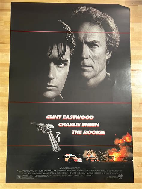 The Rookie - 1990 movie poster original vintage – Sold Out Posters