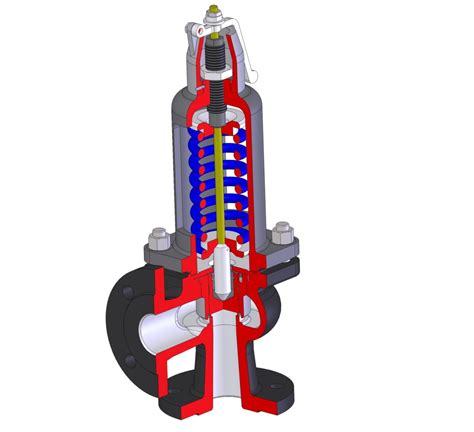Предохранительный клапан с регулировкой давления для котла и системы ...