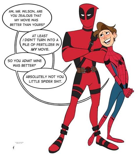 Spiderman And Deadpool Fan Art