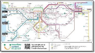 Scotland and Scotrail train / rail maps