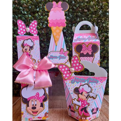 Kit Festa Minnie Doceria Shopee Brasil