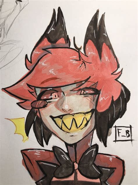 Alastor Hazbin Hotel Sketch