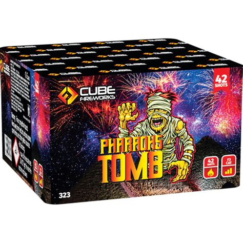 Pharos Tomb 42 Shot Barrage Cube Fireworks Supplying The Trade