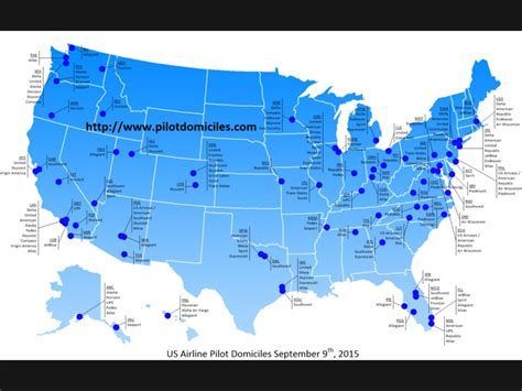 Pilot Domicile Map Rflying