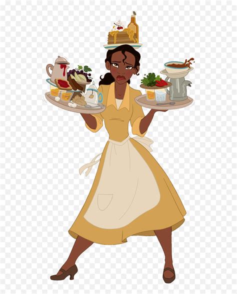 Princess Tiana As Waitress Tiana Princess And The Frog Concept Art