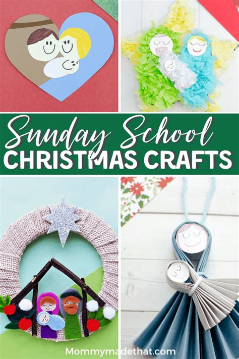 Super Cute Sunday School Christmas Crafts