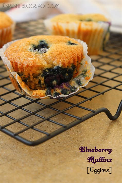 Spusht Eggless Blueberry Muffins Eggless Recipe