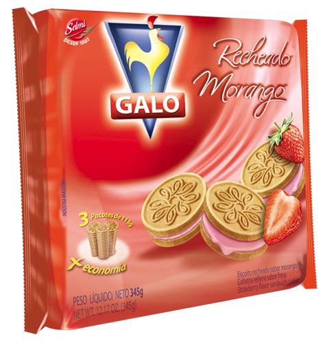 Biscoito Recheado Galo Show Brigadeiro Selmi