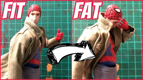 How To Make Your Mafex Marvel Legends Peter B Parker Fat YouTube