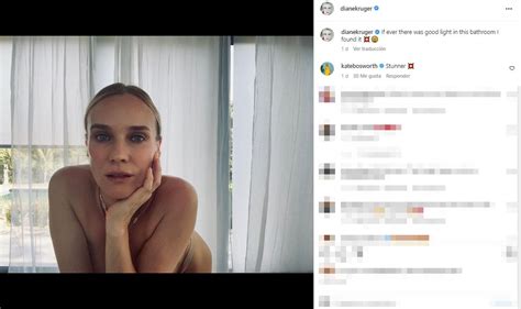 Diane Kruger topless en el baño Famosos EL MUNDO