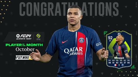 Ea Sports Fc Kylian Mbappe Is Ligue Player Of The Month Potm