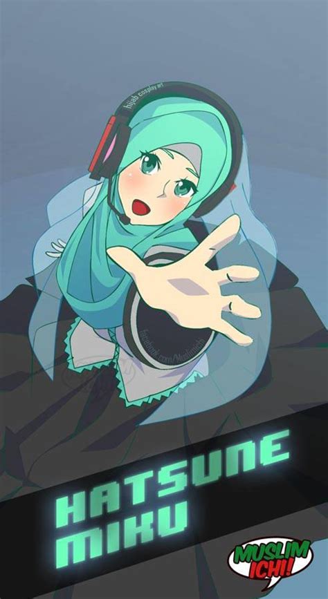 Hijabi Hatsune Miku By Muslimichi On Deviantart