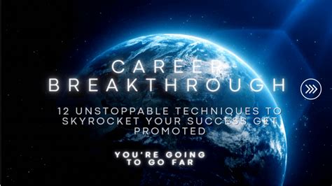 Career Breakthrough: Unstoppable Techniques to Skyrocket Your Success ...