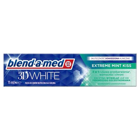 Blend A Med 3d White Mint Kiss Pasta Do Zębów 13576024270 Allegropl