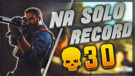 Warzone Kills Solos Mode Na Kill Record Youtube