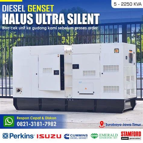 Jual GENSET YANMAR 50 KVA BARU GENSET 50 KVA Di Lapak Mitra Genset