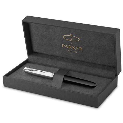 Buy Parker 51 Fountain Pen Black Barrel With Chrome Trim Fine Nib