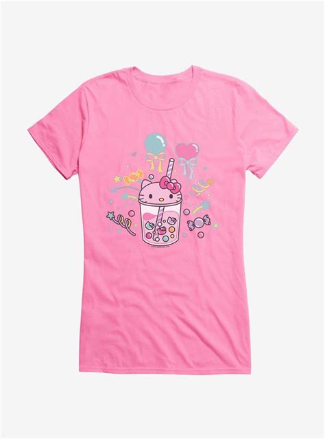 Hello Kitty Sugar Rush Candy Boba Girls T Shirt Mall Goth Hello Kitty