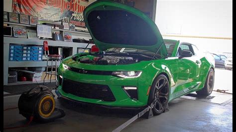 Whipple Supercharged Camaro Ss Le Hits The Dyno Youtube