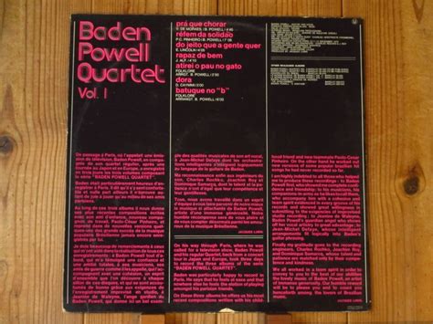 Baden Powell Quartet Vol 1 Guitar Records