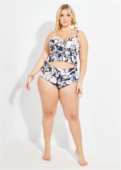 Plus Size Swimsuit Designer Raisins Curve Plus Size Bikini Plus Size Two Piece