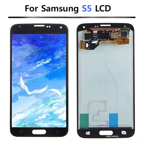 Original LCD For Samsung Galaxy S5 I9600 G900 G900A G900F LCD Display