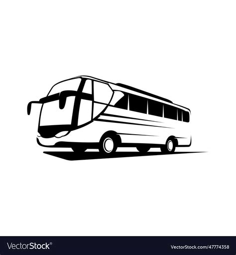 Bus abstract logo Royalty Free Vector Image - VectorStock