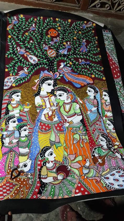 Phad Painting Kerala Mural Painting Art Painting Gallery Diy Canvas