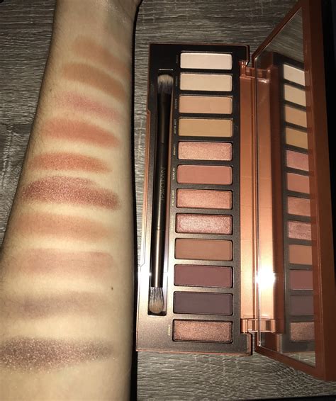 Swatches Of Naked Heat Palette No Filter R Makeupaddiction