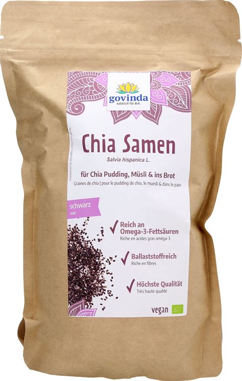 Govinda Chia Samen Bio G Ayurveda Schweiz